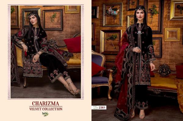 Shree Charizma Velvet Designer Collection Pakistani Salwar Suits